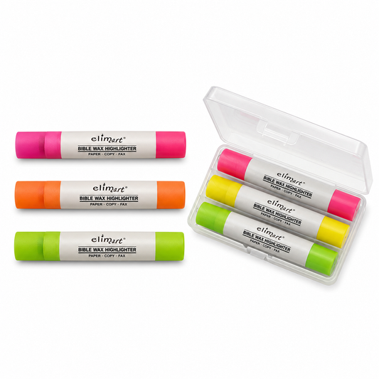 **Bible Highlighter Jumbo 3pk Elim Art