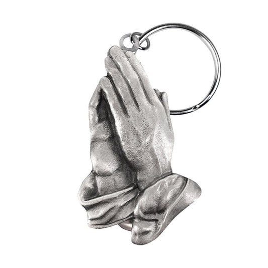 Key ring Pewter - Praying Hands