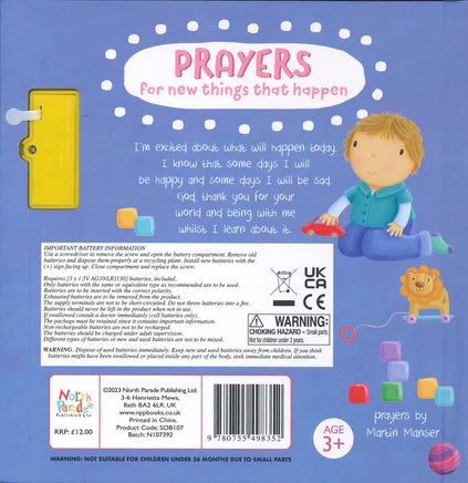 Prayer Sound Book - Prayers for new things that happen