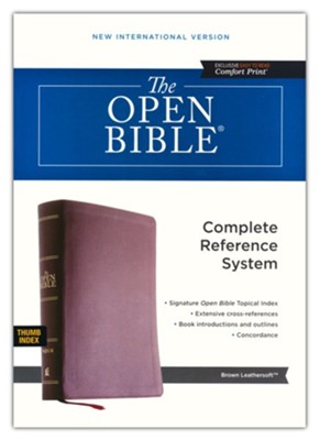 NIV Open Bible Ref Index  Brown Lthsoft