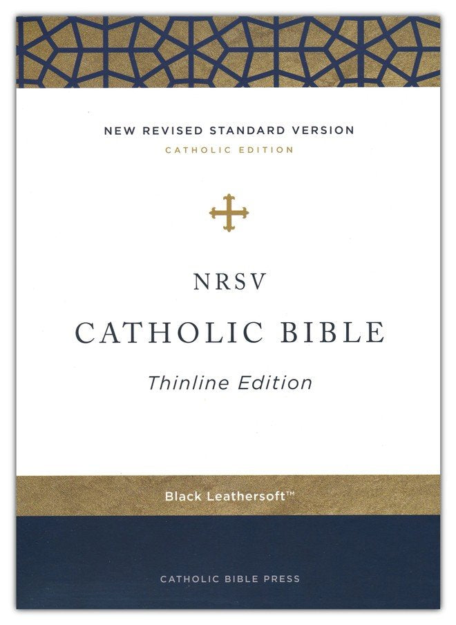 NRSV Catholic Bible Thinline Black Lthsoft