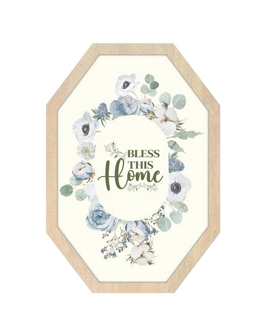 MDF Wall Hanging - Bless This Home