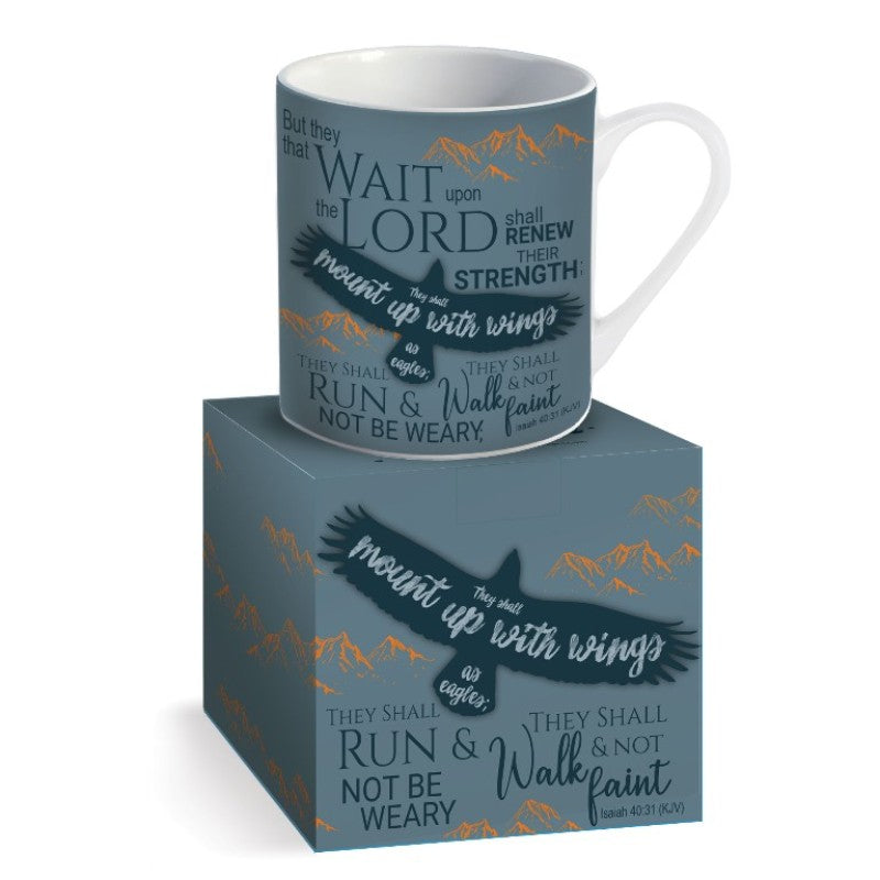 Eagles wings Christian Mug & Giftbox