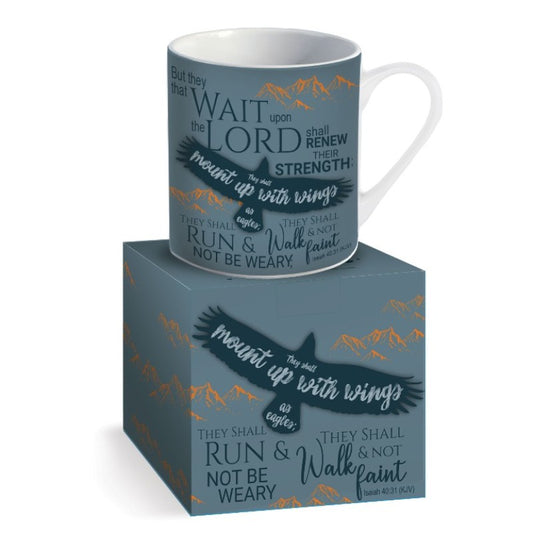 Eagles wings Christian Mug & Giftbox