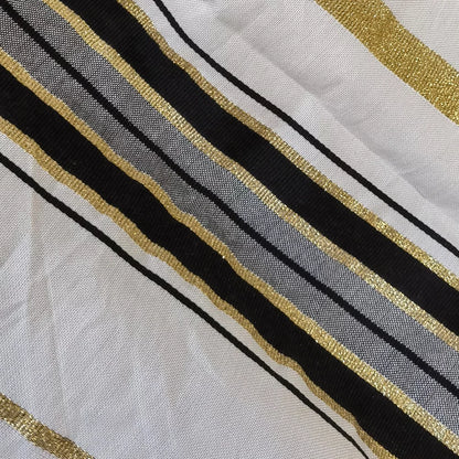 Prayer Shawl (Tallit) Black/White 72x22 inch