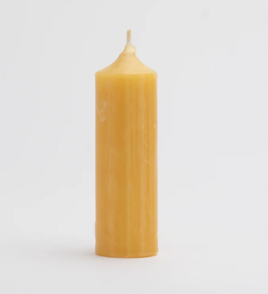 Single Candle 4 1/2 X 1 1/2 (38x125mm) BEESWAX