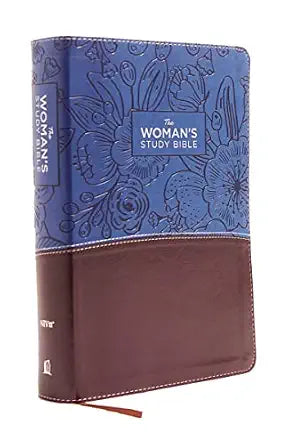 NIV Woman's Study Bible Blue/Brown I/L Full-Colour L/P