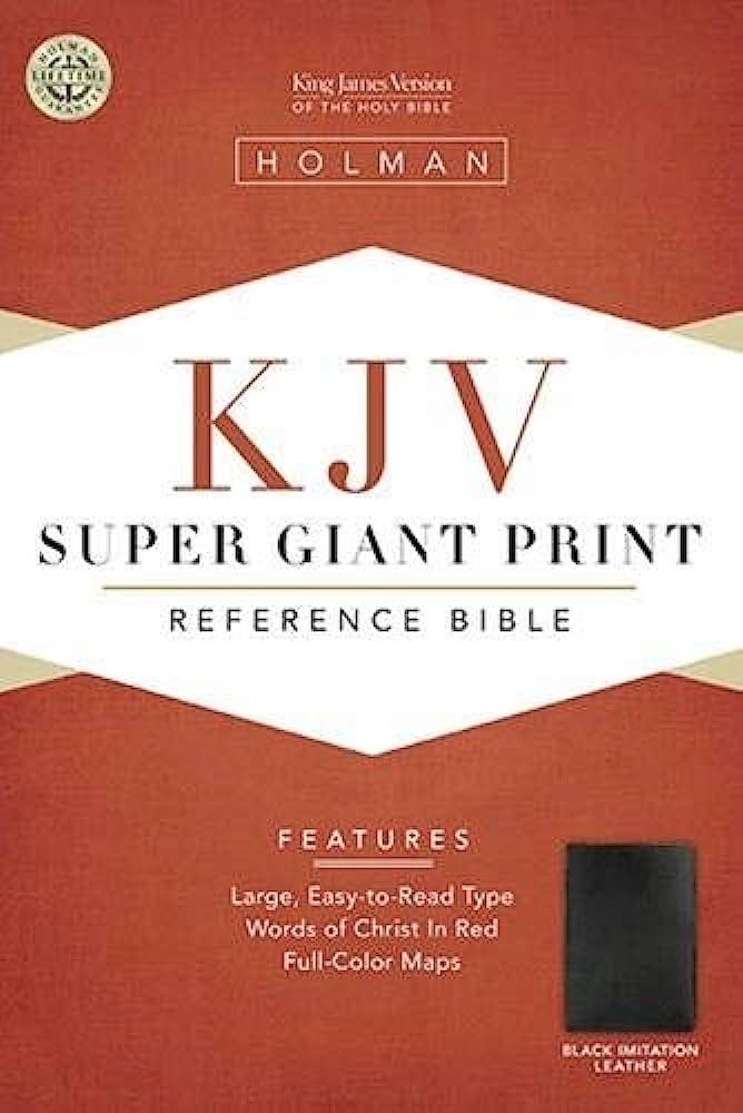 KJV  Bible Super Giant Print Brown Lth/Touch