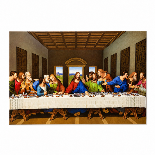 Plaque Wood - Last Supper 33Cm X 22Cm