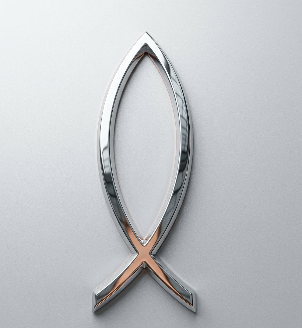 **Auto Emblem - Fish Silver