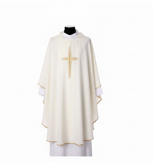 Chasuble White - Italian