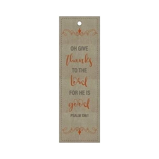 Bookmark Lux/Lth Grey - Give Thanks