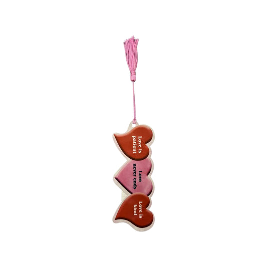 Love - Hearts - Bookmarks with Tassel