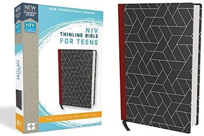 NIV  Bible Teens Thinline Comfort Print Black (H/B)