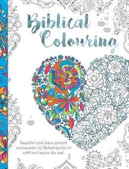 Biblical Colouring Heart design