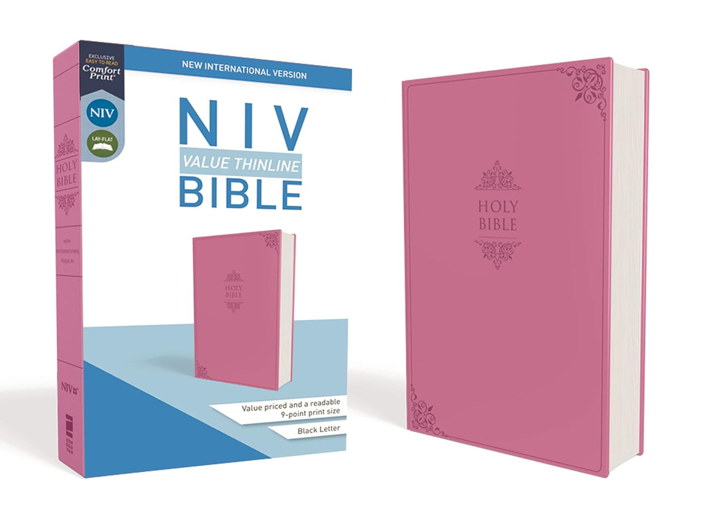 NIV Value Thinline Bible Pink I/L