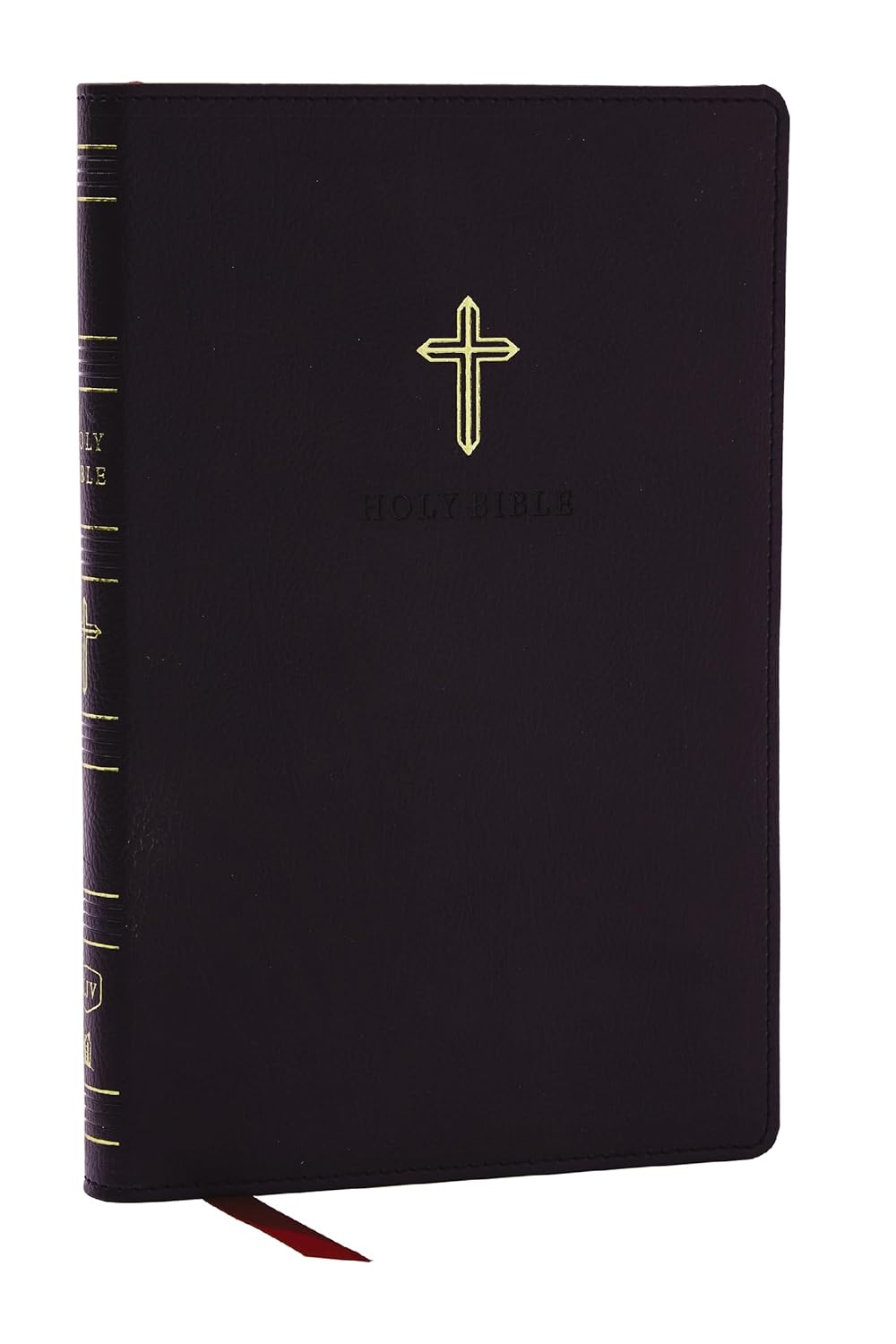 KJV Holy Bible: Ultra Thinline, Black Leathersoft, Red Letter, Comfort Print