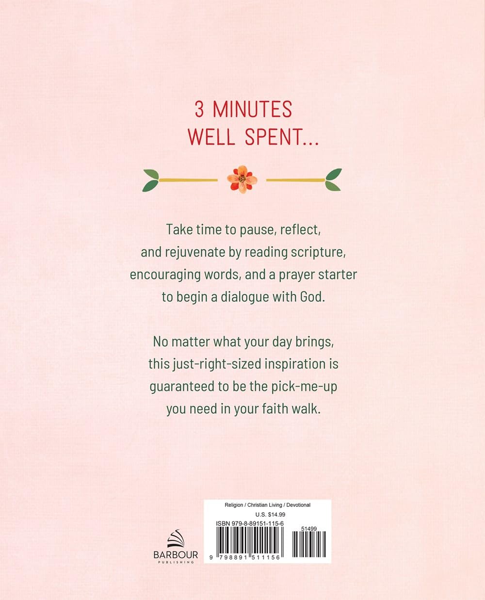 3-Minute Devotions for Women Large Print