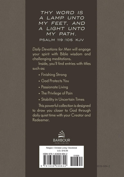 Daily Devotions for Men: 365 Inspiring Readings