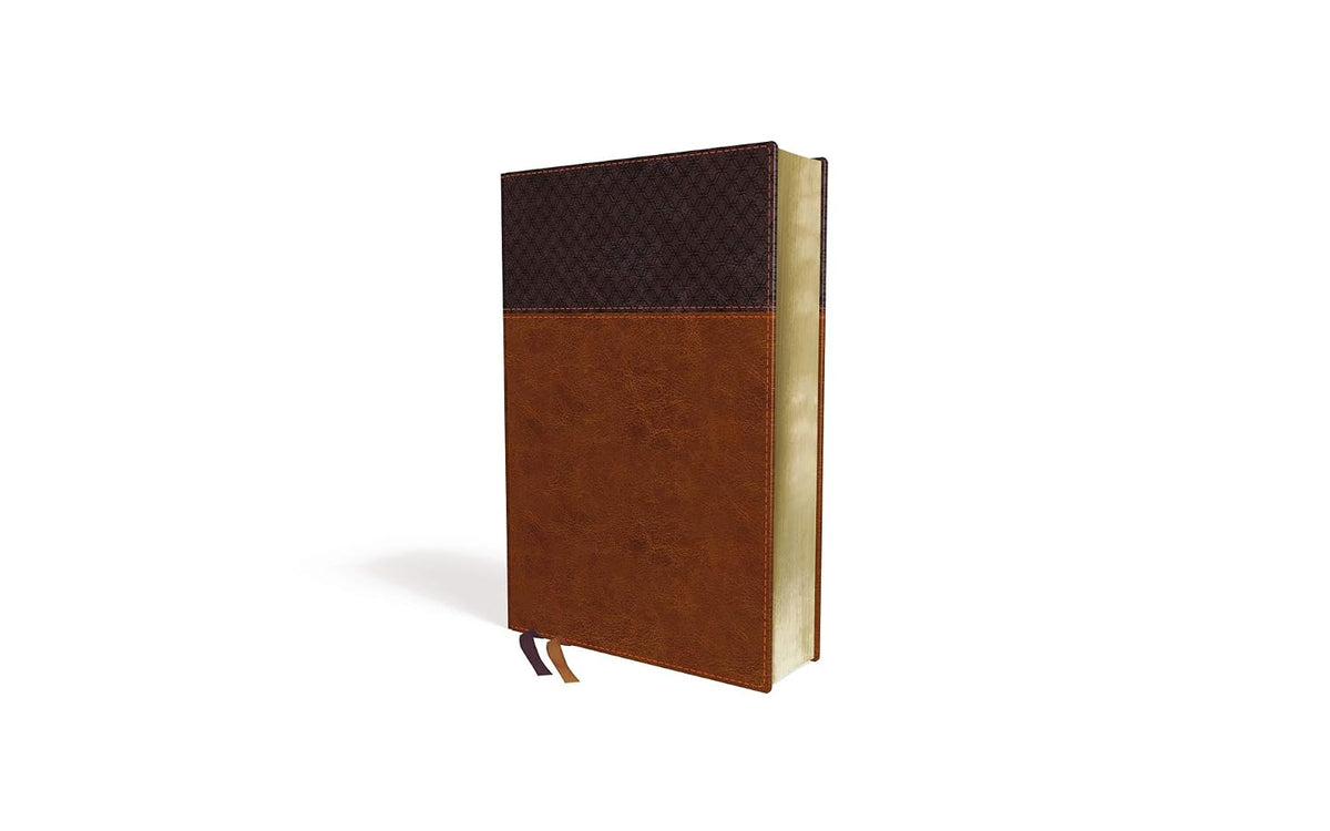 NIV Study Bible, Fully Revised Edition, L/P, Comfort Print, Brown