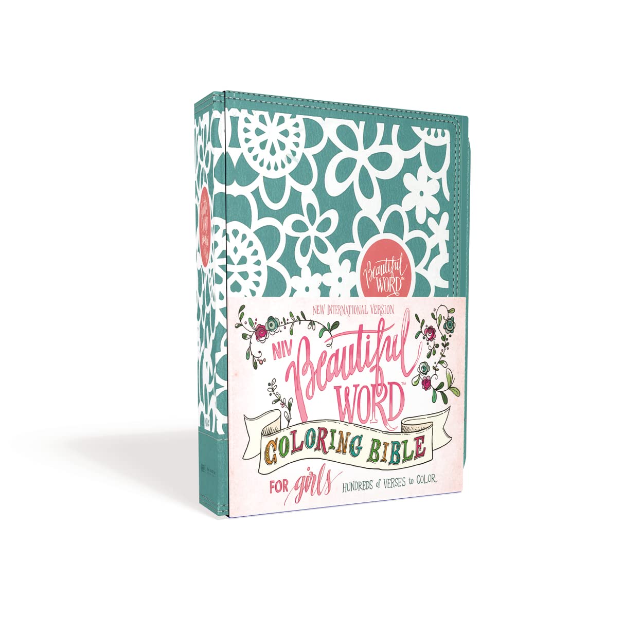 NIV  Bible Beautiful Word Colouring for Girls Teal Im/Lth