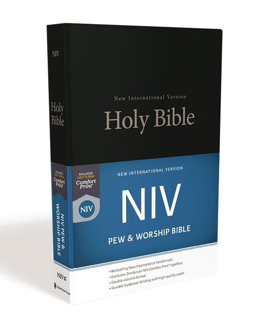 NIV, Pew And Worship Bible [Black]