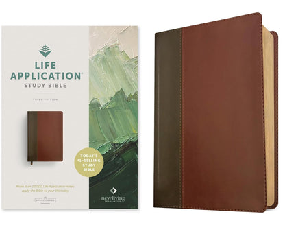 NLT Lab Study Bible 3rd Ed Red Letter - Brown (Im/Lth)