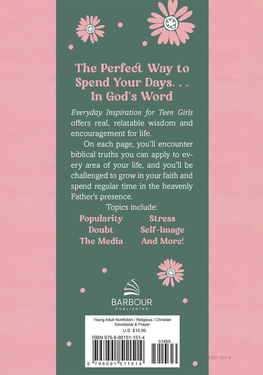 Everyday Inspiration for Teen Girls by Janice Thompson