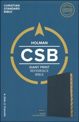 CSB Giant-Print Reference Bible with Index - Black