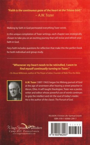 Fiery Faith: with Study Guide - A. W. Tozer