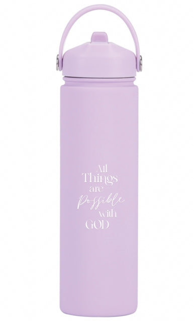 Tumbler Bottle - All things are possible - 750ml