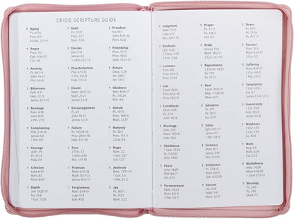 2027 Walk by Faith Pink Executive Planner with Zipper 2 ...