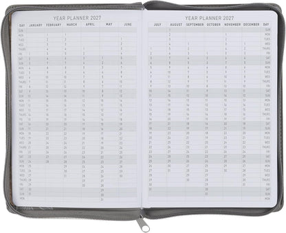 2027 12-Month Executive Diary/Planner, Zippered: Trust in the ...