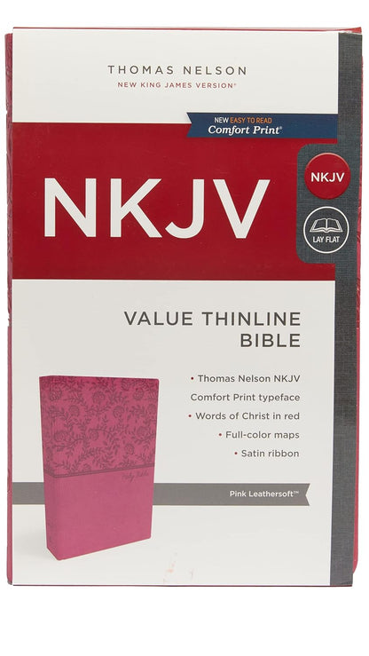 NKJV  Bible Value Thinline LthSoft Pink