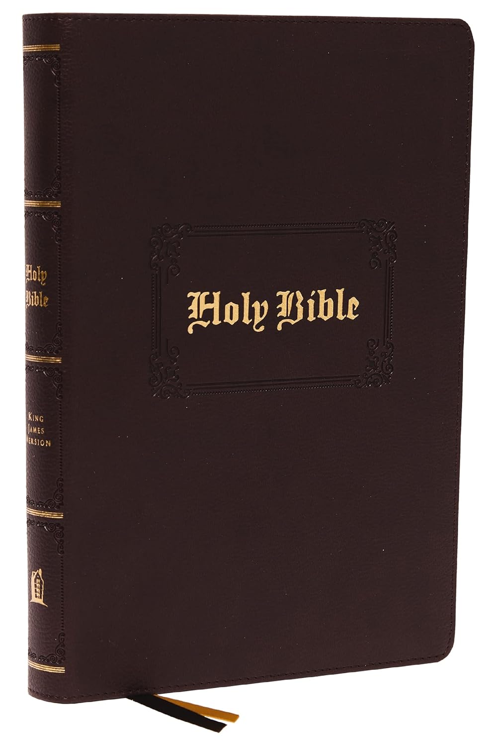 KJV Holy Bible: Large Print with 53,000 Center-Column Cross References, Brown Leathersoft, Red Letter, Comfort Print: King James Version;Imitation Leather