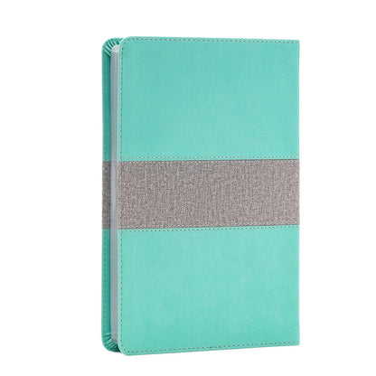 CSB Thinline Reference Bible, Mint/Gray LeatherTouch, Red Letter, Presentation P