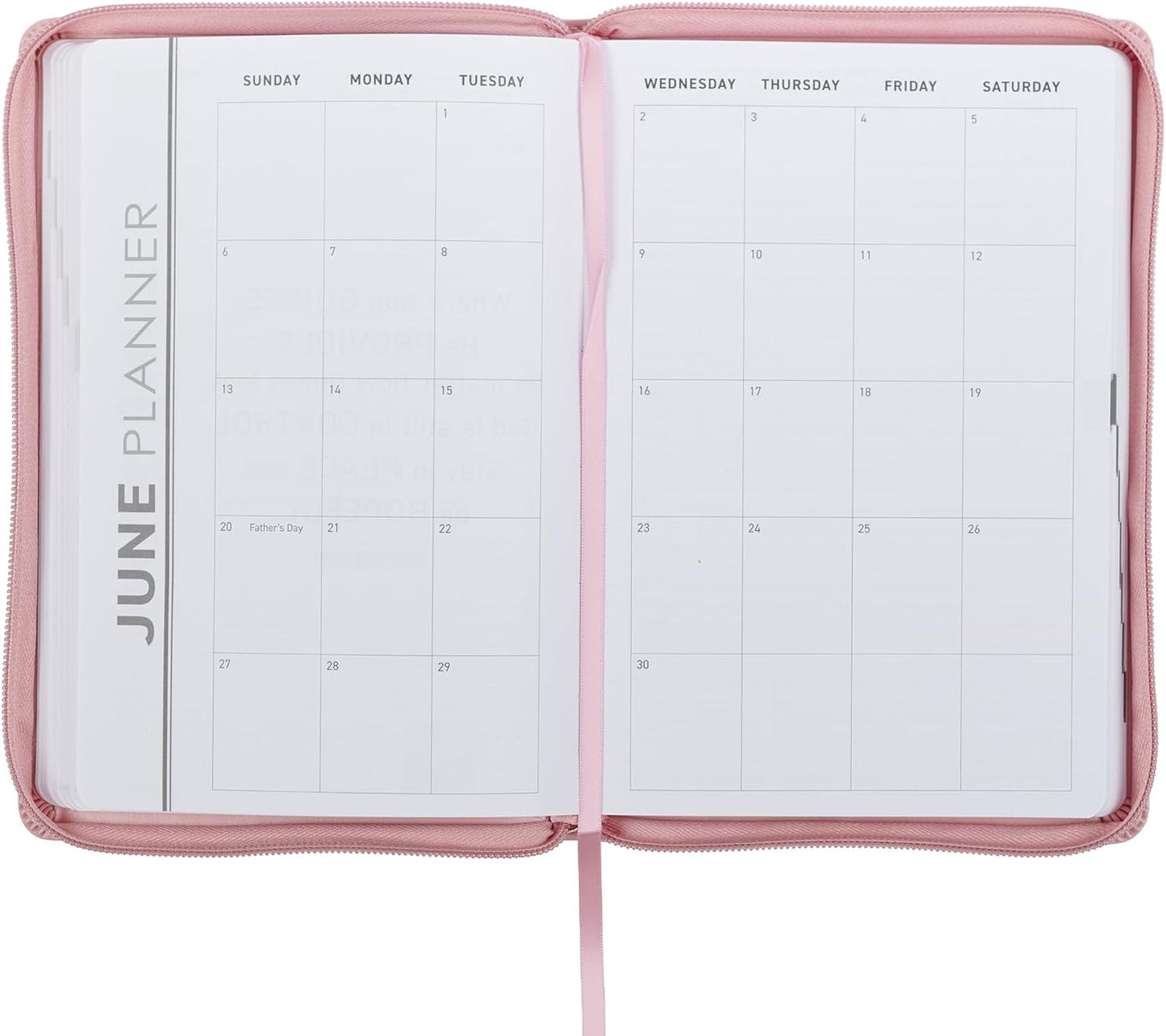 2027 Walk by Faith Pink Executive Planner with Zipper 2 ...