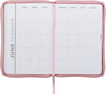 2027 Walk by Faith Pink Executive Planner with Zipper 2 ...