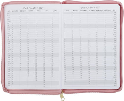 2027 Walk by Faith Pink Executive Planner with Zipper 2 ...