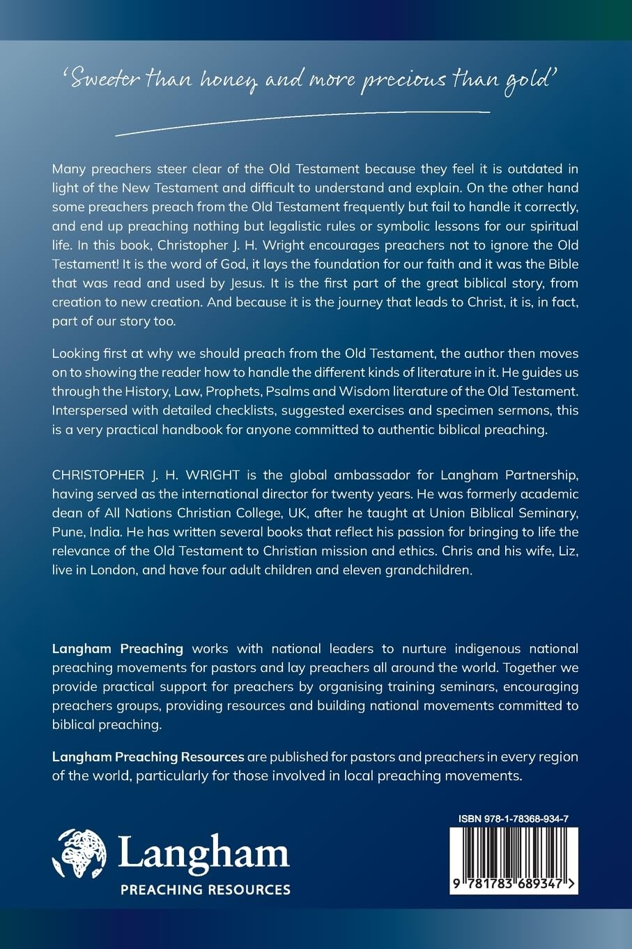 Sweeter Than Honey - Preaching The Ot