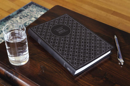 NIV  Bible Value Thinline L/P Char/Blk Im/Lth Comfort Print