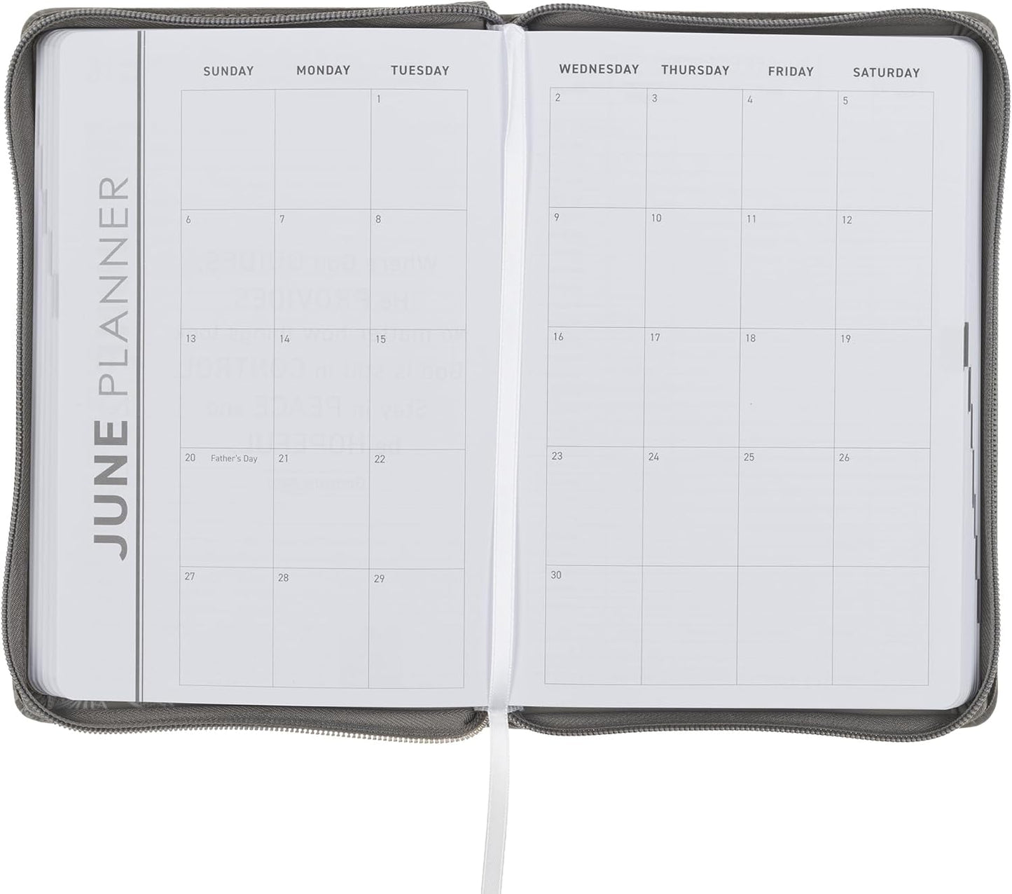 2027 12-Month Executive Diary/Planner, Zippered: Trust in the ...