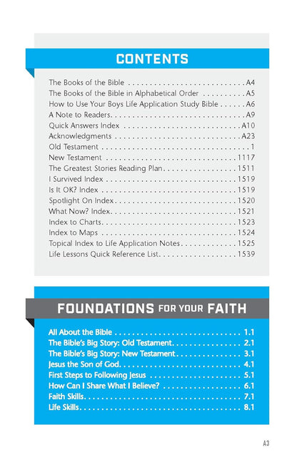 Tyndale NLT Boys Life Application Study Bible (Papeback)