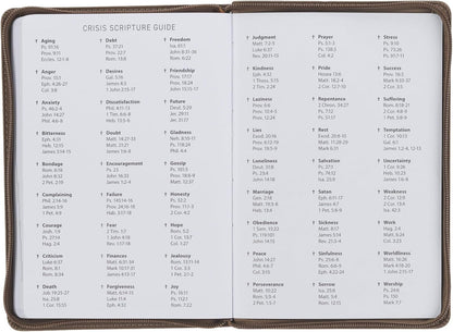 2027 I Can Do All This Brown Executive Planner w Zipper