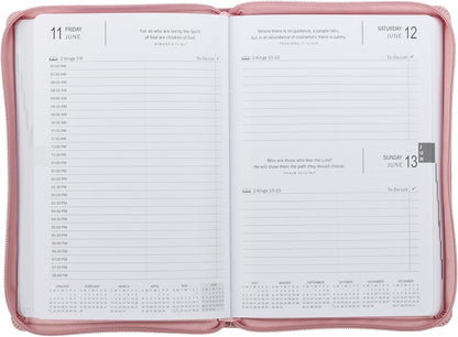 2027 Walk by Faith Pink Executive Planner with Zipper 2 ...