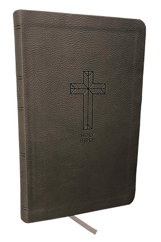 NKJV  Bible Thinline Value Std Print Charcoal Im/Lth