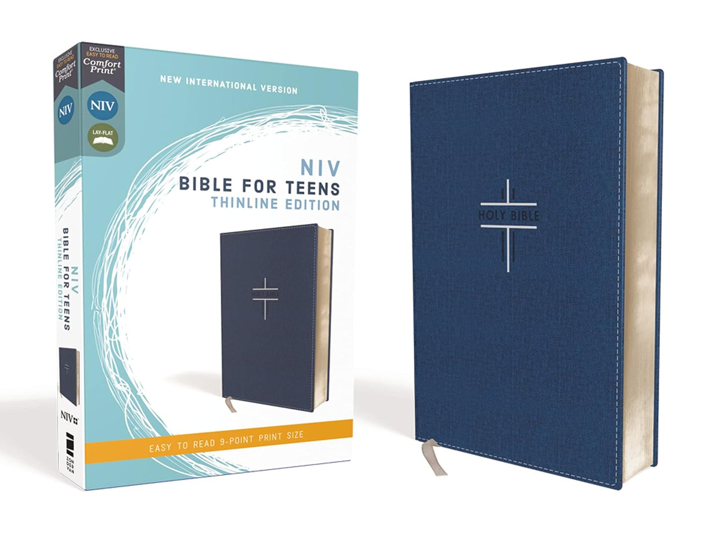 NIV  Bible For Teens Thinline Blue Im/Lth