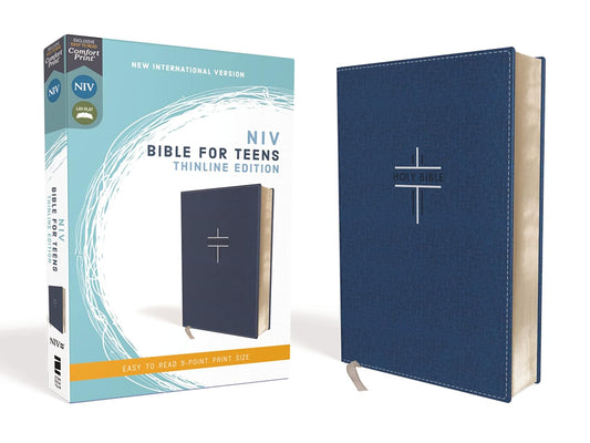 NIV  Bible For Teens Thinline Blue Im/Lth