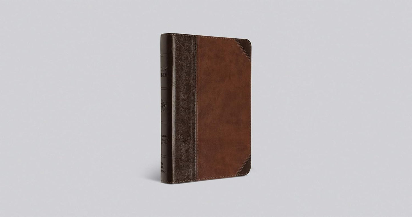 ESV Large Print Compact - Brown/Walnut