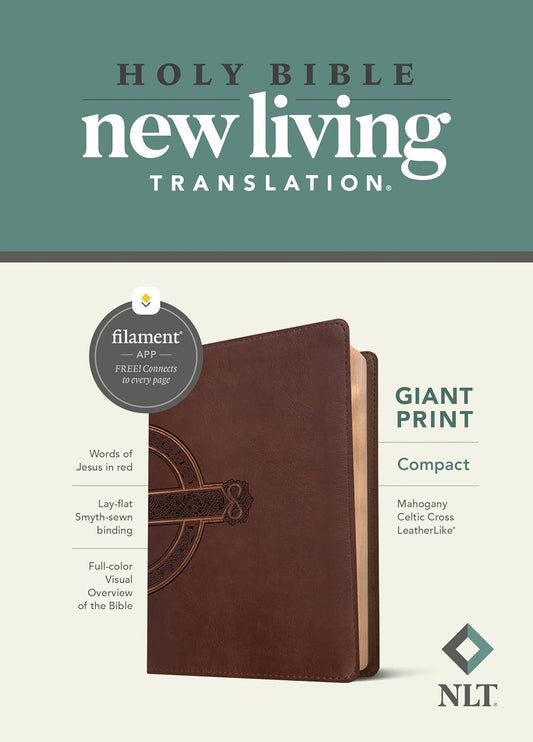 NLT Compact Giant Print Bible, Filament Enabled